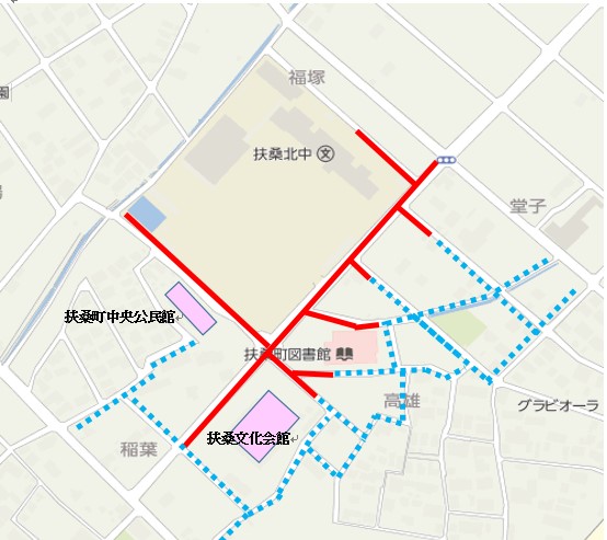 災害対策訓練交通規制